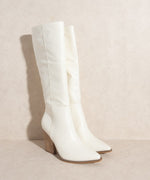 Liliana Cowgirl Boots- White