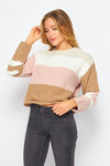 Sidelines Chenille Striped Pullover
