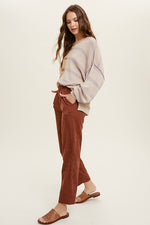 Janel Striped Color Block Sweater