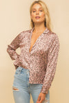 Carol Collared Leo Blouse