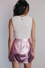 Slay Queen Faux Leather Mini Skirt