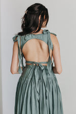Life Of Riley Open Back Tie Maxi Dress