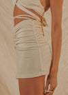 Lennon Mini Skirt - Ivory