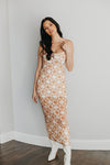 Joaquin Abstract Mesh Maxi Dress