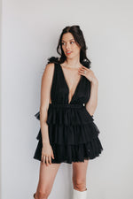 Jessica Tiered Tulle Mini Dress