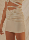 Lennon Mini Skirt - Ivory