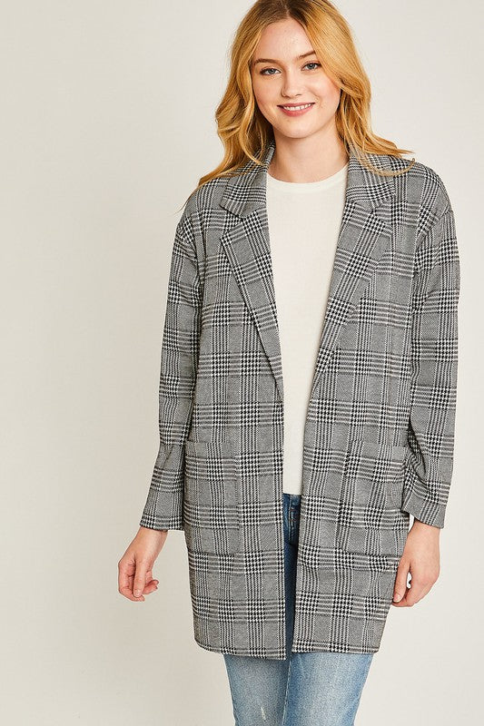 Brooklyn Plaid Blazer