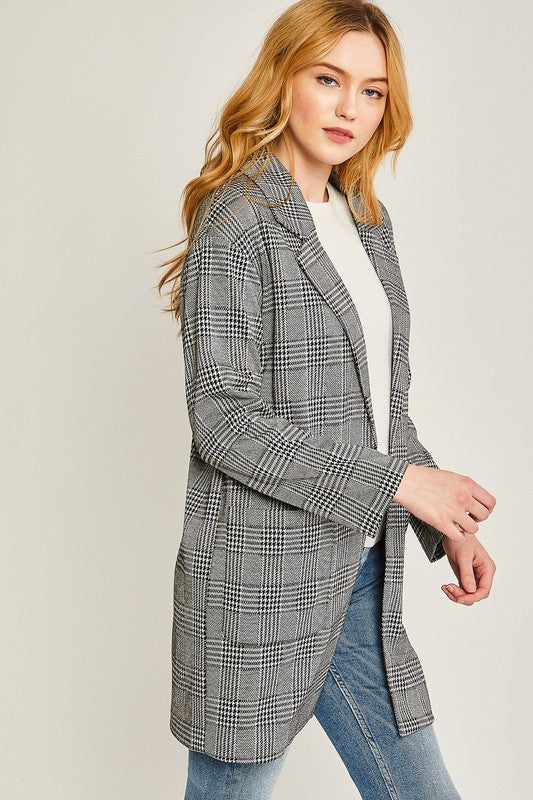 Brooklyn Plaid Blazer
