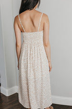 Claire Twist Front Slit Midi Dress