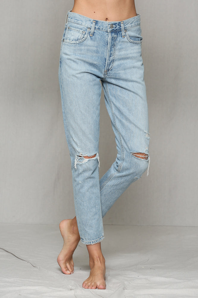 Kason High Rise Distressed Jeans