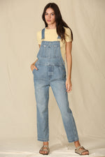 Living Easy Pocketed Denim Overalls