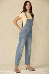 Living Easy Pocketed Denim Overalls