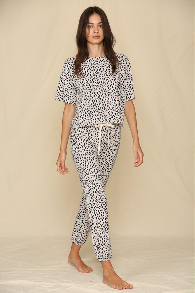 Avery Animal Print Joggers
