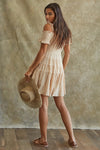 Gianna Smocked Ruffle Tiered Mini Dress