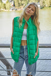 Bunny Slope Puffer Vest- Green