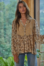 Always A Wildflower Chiffon Blouse