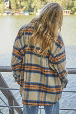 Bridgette Plaid Button Down Jacket