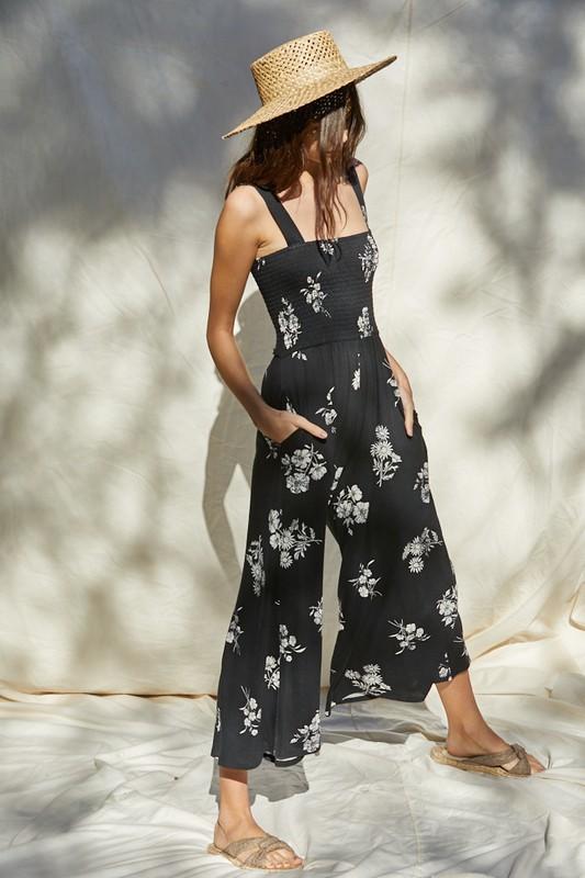 Fairview Floral Smocked Jumpsuit