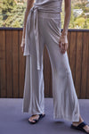 Elliana Wide Leg Ribbed Knit Pants