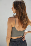 June Seamless Bralette - Graphite