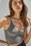 June Seamless Bralette - Graphite