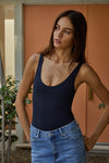 Happy Together Ribbed Seamless Bodysuit - Black