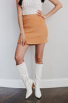 Easy Going Knit Mini Skirt