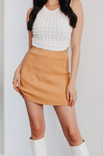 Easy Going Knit Mini Skirt
