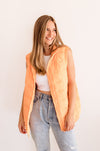 Bunny Slope Puffer Vest- Orange
