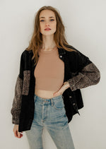 Lena Washed Leopard Shacket