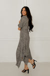 Carli Leopard Midi Dress