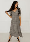 Carli Leopard Midi Dress
