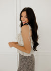 Maven Linen Ruffle Cami Tank Top