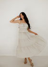 Maven Linen Ruffle Cami Tank Top