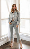 Rhinestone Cowgirl Fringe Denim Pants