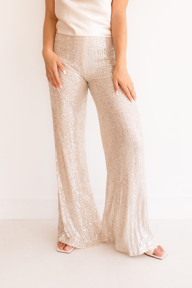 Bling Bling High Rise Sequin Pant