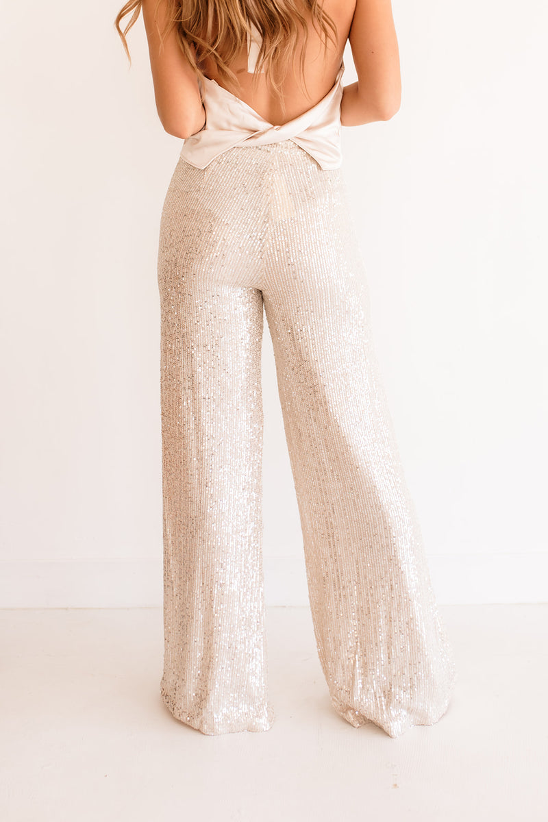 Bling Bling High Rise Sequin Pant