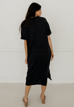 Myra Knit Sweater Slit Side Midi Dress