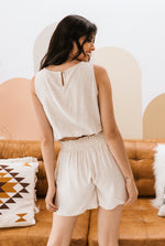 Camden Linen High Rise Shorts