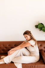 Elliana Wide Leg Ribbed Knit Pants