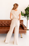 Elliana Wide Leg Ribbed Knit Pants