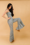 Lucie Floral Smocked Flared Leg Jumpsuit