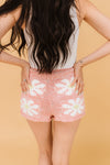 Ditsy Floral Zipper Front Shorts