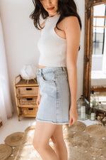 Tatum Denim Mini Skirt