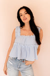 Hallie Ruffle Babydoll Tank