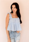 Hallie Ruffle Babydoll Tank