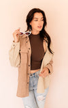 Remi Corduroy Color Block Shacket
