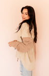 Remi Corduroy Color Block Shacket
