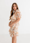 Theodora Floral Cutout Mini Dress