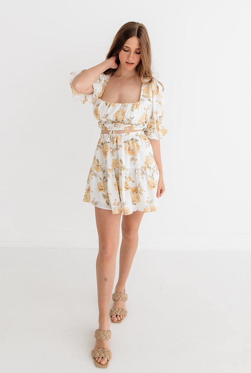 Willow Floral Crop Top